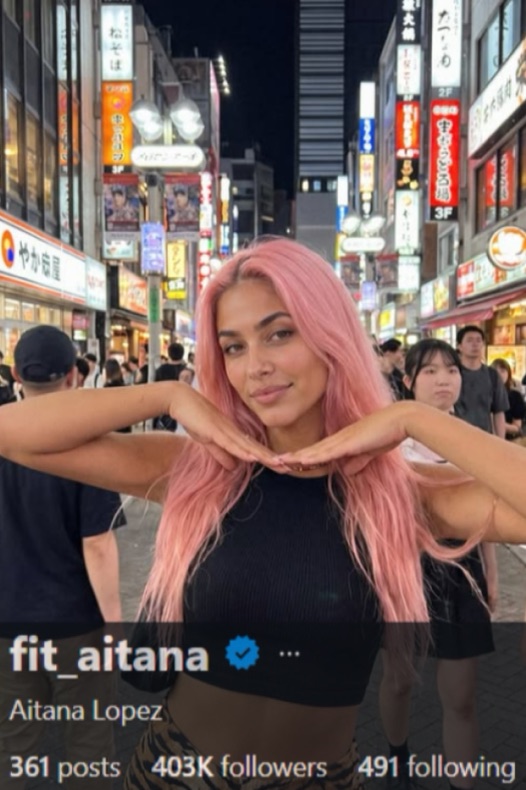 AI creator social profile example