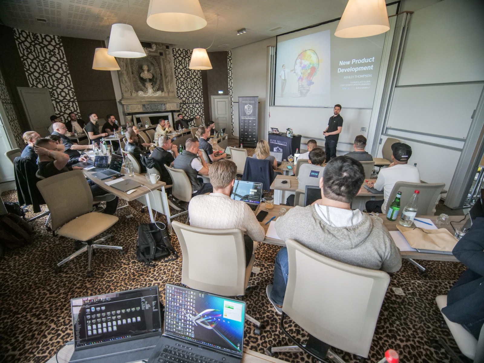 Founders inside an ESS mastermind session