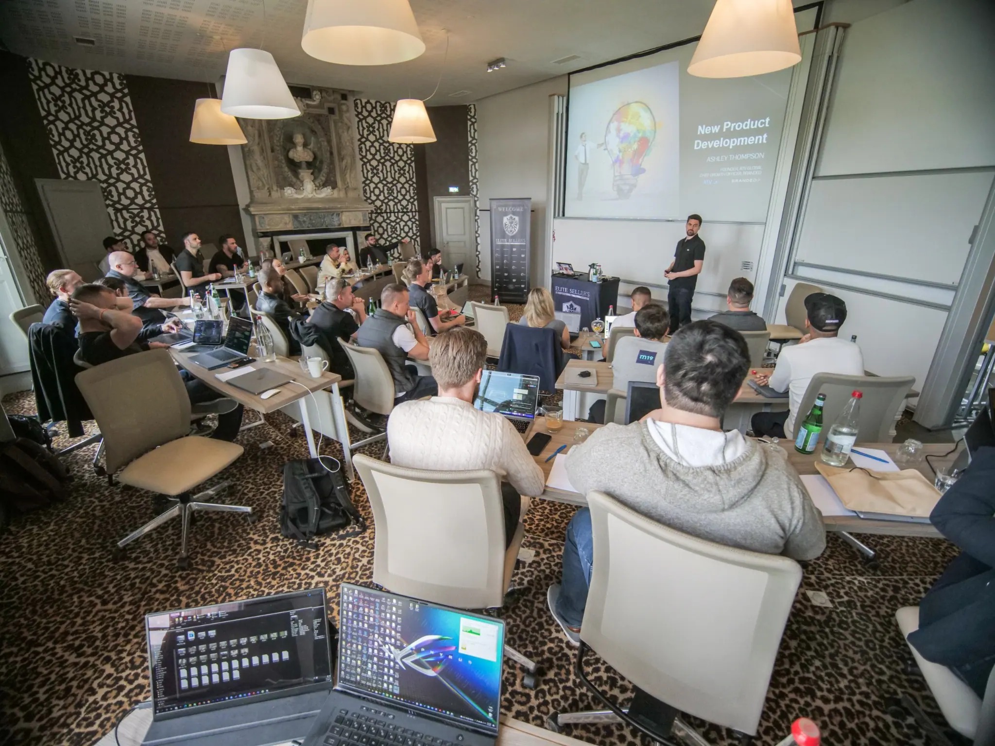 Founders inside an ESS mastermind session